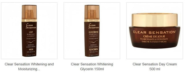 CLEAR SENSATION PRODUCTEN