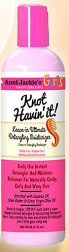 Aunt Jackie's Knot Havin'it Leavin-in Detangling Moisturizer 355 ml