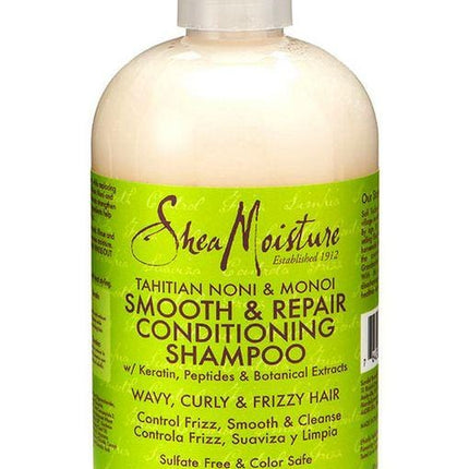 Shea Moisture Tahitian Noni and Monoi Smooth Repair Conditioning Shampoo 384 ml