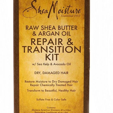 Shea Moisture Raw Shea Butter and Argan Oil Repair and Transition Kit