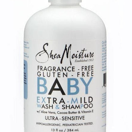 Shea Moisture Baby Extra Mild Wash and Shampoo 384 ml