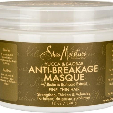 Shea Moisture Anti Breakage Treatment Masque 12 oz