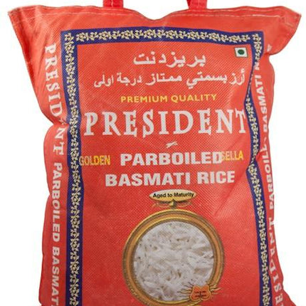 Rice Basmati Parboiled President 5 kg