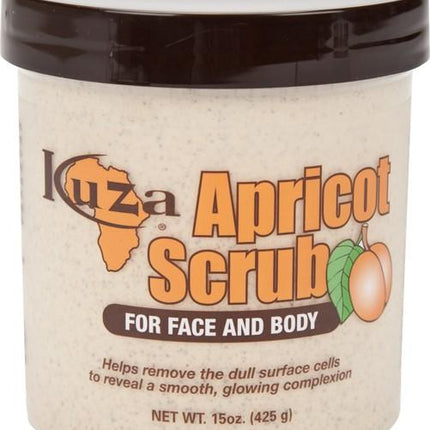 Kuza Apricot Face And Body Scrub 15 oz