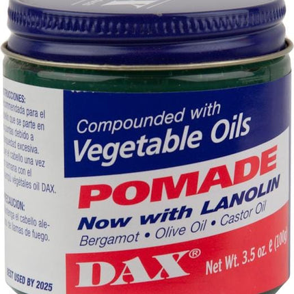 Dax Vegetable Pomade Green 3.5 oz