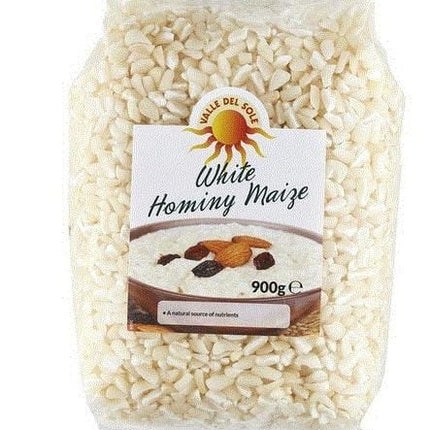 Valle Del Sole White Hominy Maize 900 g