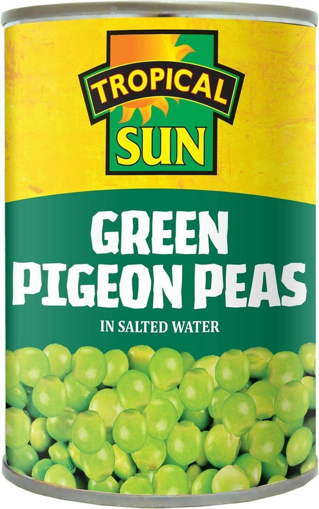 Tropical Sun Green Pigeon Peas in Salted Water 425 g