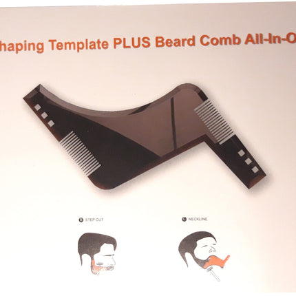 Beard Shapping Template Plus