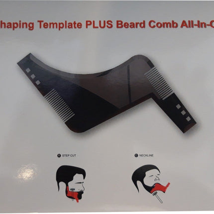 Beard Shapping Template Plus