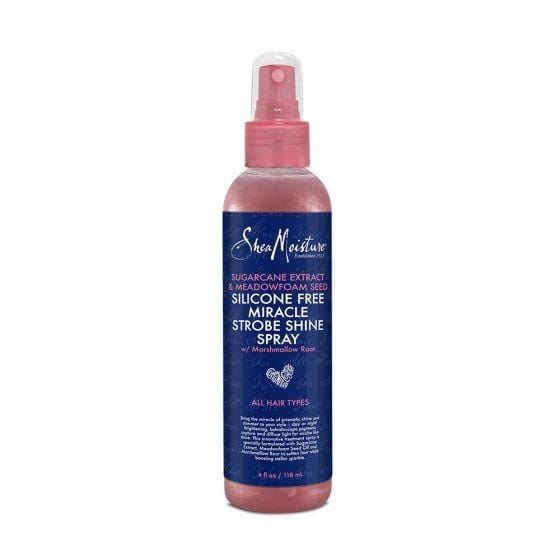 SHEA MOISTURE SUGARCANE EXTRACT & MEADOWFOAM SEED SILICONE FREE MIRACLE STROBE SHINE SPRAY 237 ML