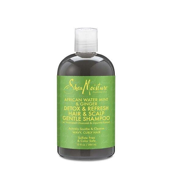 AFRICAN WATER MINT & GINGER DETOX HAIR & SCALP GENTLE SHAMPOO 384 ML