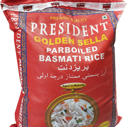 Rice Basmati Parboiled President 5 kg