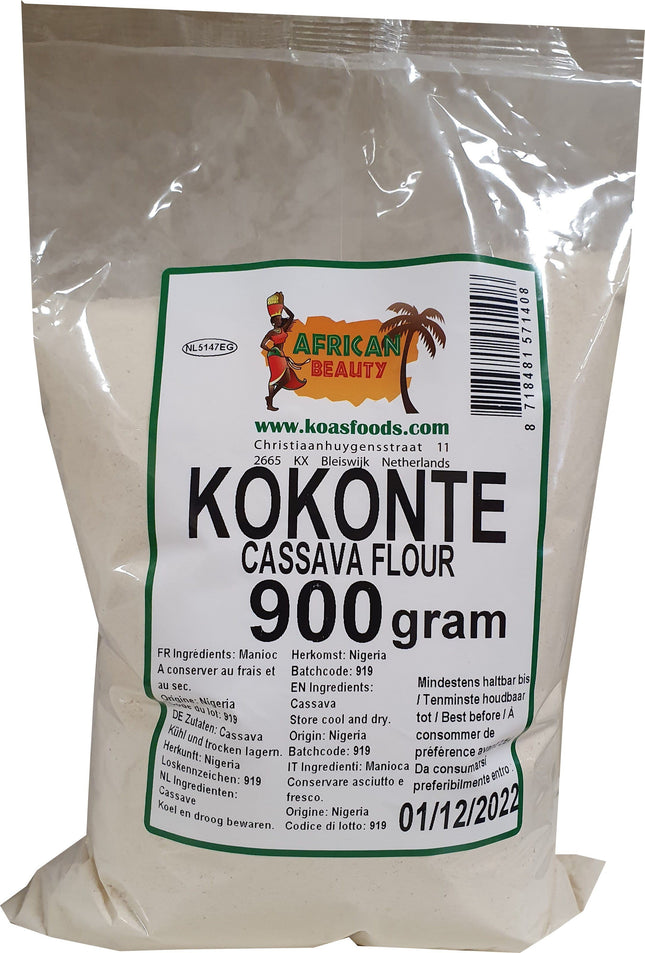 African Beauty Kokonte Cassava Flour 900 g