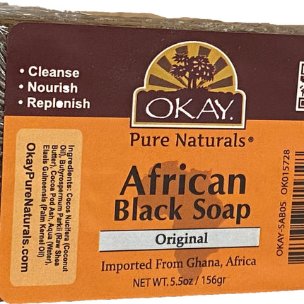 African Black Soap - OKAY Pure Naturals African Black Soap 156 g