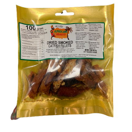 African Beauty Dried Smoked Catfish Fillets100 g - Africa Products Shop