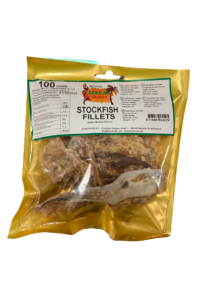 African Beauty Stockfish Fillets 100 g - Africa Products Shop