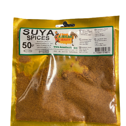 African Beauty Suya Spices 50 g - Africa Products Shop