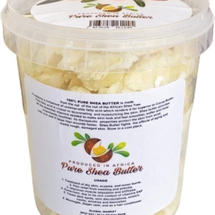 African Natural Pure Shea Butter Ghana 1 kg (2 potten van 500 g) - Africa Products Shop