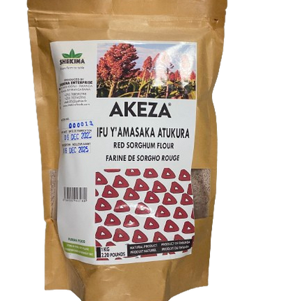 Akeza Red Sorghum Flour 1 kg - Africa Products Shop