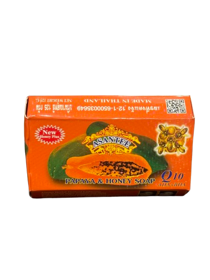 Asantee Papaya Honey Soap 125g