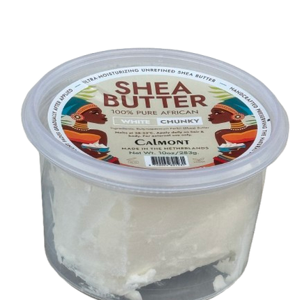 Calmont Pure Shea Butter White Chunky 283 g