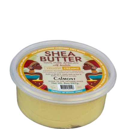 Calmont Pure Shea Butter Yellow Creamy Ghana  227 g