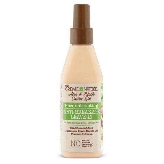 Creme of Nature Aloe Black Castor Oil Leave-In Conditioner 8oz - Africa Products Shop