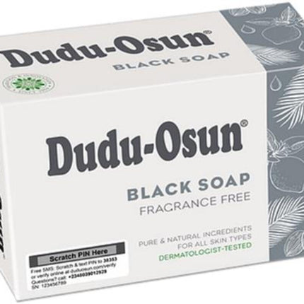 Dudu-Osun African Black Soap Fragrance Free150 g - Africa Products Shop