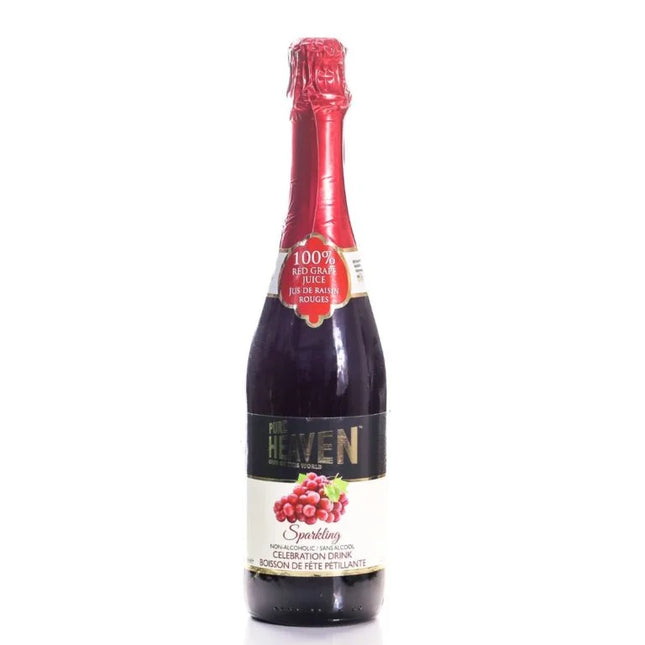 Pure Heaven Sparkling Drink- Red Grape- 12 x 75 cl - Africa Products Shop