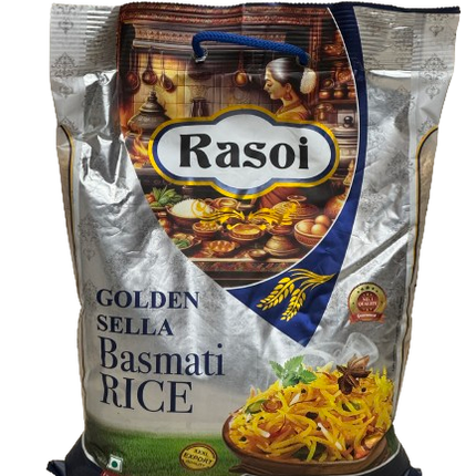 Rasoi Golden Sella Basmati Rice 4.5kg