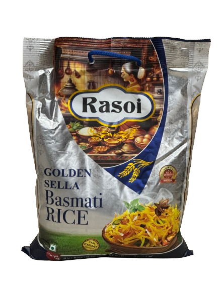 Rasoi Golden Sella Basmati Rice 4.5kg