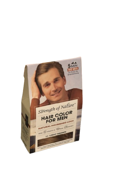 Strength of Nature Hair Color Men Light Brown Hair Shampoo