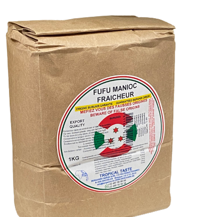 Tropical Taste Cassava Flour Burundi (fufu) 1 kg - Africa Products Shop