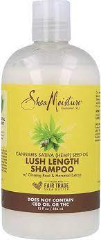 SHEA MOISTURE CANNABIS SATIVA (HEMP) SEED OIL LUSH LENGTH SHAMPOO 384ML - Africa Products Shop